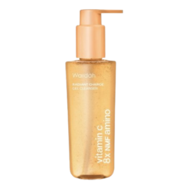 Wardah Vitamin C+ 8x NMF Amino Radiant Charge Gel Cleanser
