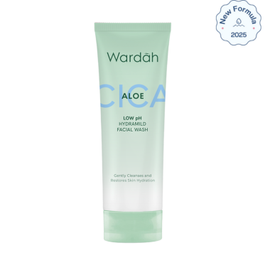 Wardah Cica + Aloe Low PH Hydramild Facial Wash